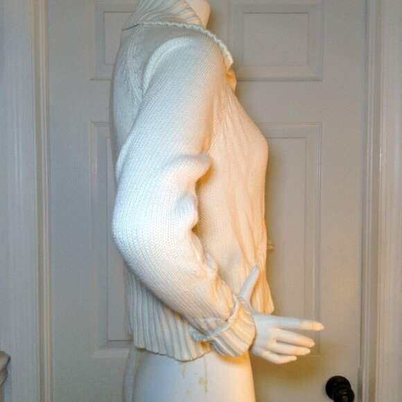 Frost Brand (Faherty) XL Cotton Sweater, Cabincore, Y2K, Gen Z, Valley Girl Chic - Picture 2 of 5